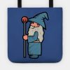 Cute Blue Wizard And The Magic Staff Tote Official Lord Of The Rings Store