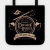 Dwarf In A Barrel Tote Official Lord Of The Rings Store