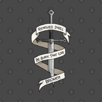 The Sword That Was Broken Throw Pillow Official Lord Of The Rings Store
