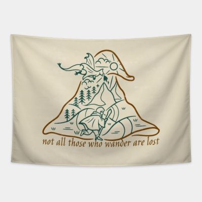 Not All Those Who Wander Are Lost Tapestry Official Lord Of The Rings Store