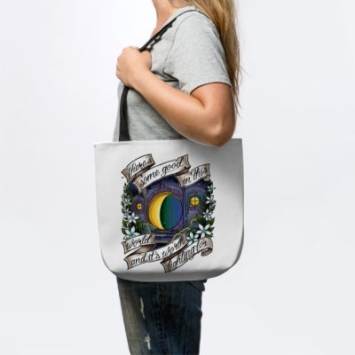 In A Hole In The Ground Tote Official Lord Of The Rings Store