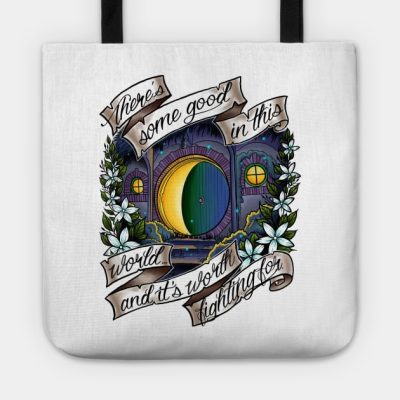 In A Hole In The Ground Tote Official Lord Of The Rings Store