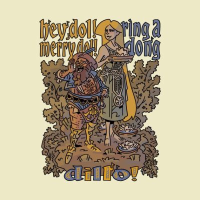 Hey Dol Merry Dol Ring A Dong Dillo Throw Pillow Official Lord Of The Rings Store