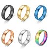 3D Engraving Spanish Sanskrit Ring Stainless Steel Exquisite Lord of The Finger Rings Men Movie with - Lord Of The Rings Store