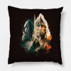 Colourful Abstract Illustration Of Lord Of The Rin Throw Pillow Official Lord Of The Rings Store