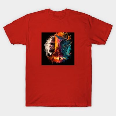 Bright Abstract Illustration Of Lord Of The Rings T-Shirt Official Lord Of The Rings Store
