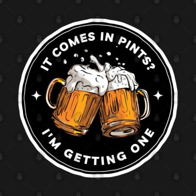 It Comes In Pints Im Getting One Black Fantasy Fun Throw Pillow Official Lord Of The Rings Store