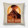 Hike The Beautiful Mount Doom Lord Of The Rings Na Throw Pillow Official Lord Of The Rings Store