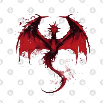 Minimalist Red Ink Dragon Fantasy Phone Case Official Lord Of The Rings Store