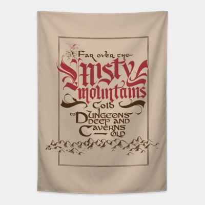 Misty Mountains Tapestry Official Lord Of The Rings Store