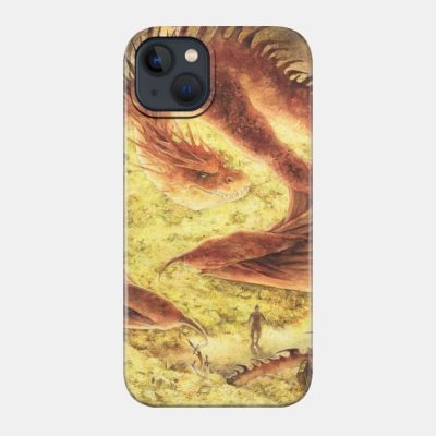 Smaug The Dragon Tolkien Illustration Phone Case Official Lord Of The Rings Store
