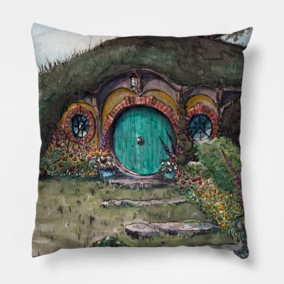 Bag End Throw Pillow Official Lord Of The Rings Store