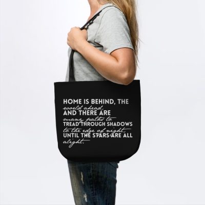Home Is Behind Tote Official Lord Of The Rings Store