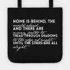 Home Is Behind Tote Official Lord Of The Rings Store