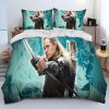 L Lord of the Rings H Hobbit Comforter Bedding Set Duvet Cover Bed Set Quilt Cover 17 - Lord Of The Rings Store