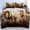 L Lord of the Rings H Hobbit Comforter Bedding Set Duvet Cover Bed Set Quilt Cover 4 - Lord Of The Rings Store