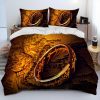 L Lord of the Rings H Hobbit Comforter Bedding Set Duvet Cover Bed Set Quilt Cover 6 - Lord Of The Rings Store