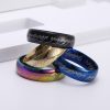 Lord of The Finger Rings Movie with The Same Inside and Outside 3D Engraving Spanish Sanskrit 2 - Lord Of The Rings Store