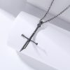 New the Lord Narsil Necklace The Rings Power Flame of the West Silver Plated Broken Sword 2 - Lord Of The Rings Store