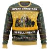 Spend Christmas in Fellowship PC men sweatshirt FRONT mockup - Lord Of The Rings Store