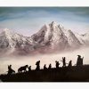 Never Give Up Tapestry Official Lord Of The Rings Store