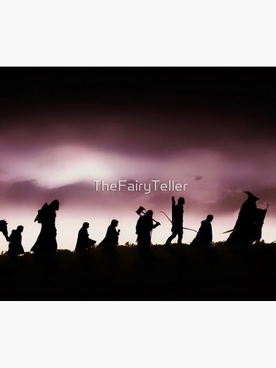 The Fellowship Silhouette Tapestry Official Lord Of The Rings Store