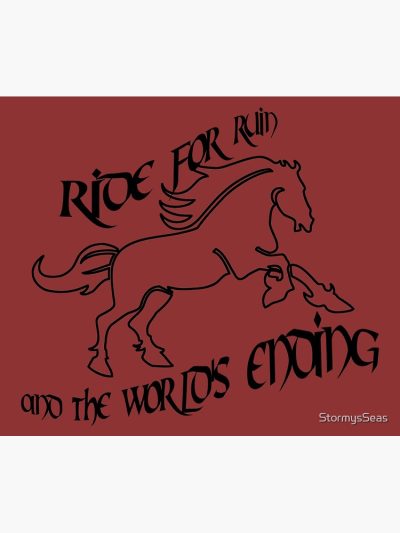 Ride For Ruin Tapestry Official Lord Of The Rings Store
