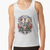 I Am No Man - Sword And Flowers - White - Fantasy Tank Top Official Lord Of The Rings Store