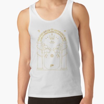 Gate To Moria - Gold Tank Top Official Lord Of The Rings Store