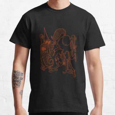 Skateboards And Centaurs Line Art T-Shirt Official Lord Of The Rings Store
