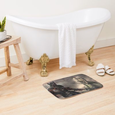 Eowyn Vs The Witch-King Painting Bath Mat Official Lord Of The Rings Store