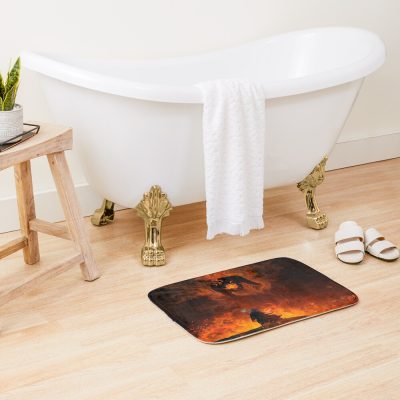 Go Back To The Shadow Bath Mat Official Lord Of The Rings Store