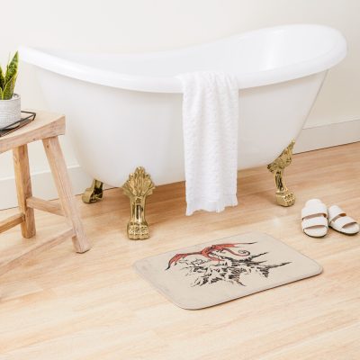Lonely Dragon Bath Mat Official Lord Of The Rings Store