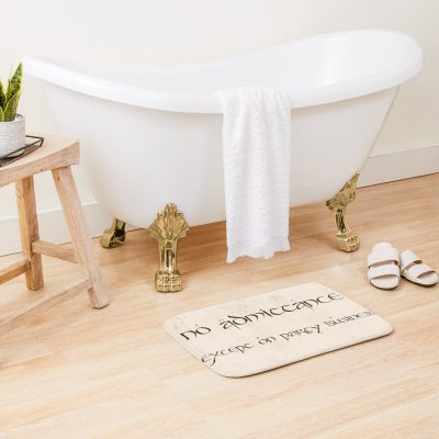 No Admittance Except On Party Business Bath Mat Official Lord Of The Rings Store
