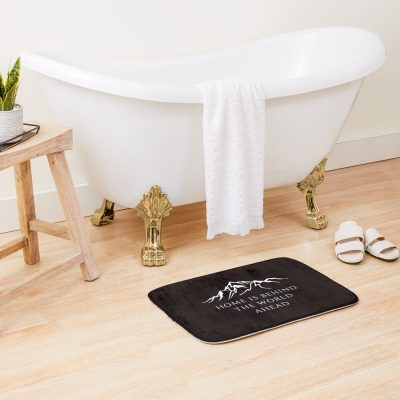 Home Is Behind The World Ahead Bath Mat Official Lord Of The Rings Store