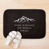 Home Is Behind The World Ahead Bath Mat Official Lord Of The Rings Store