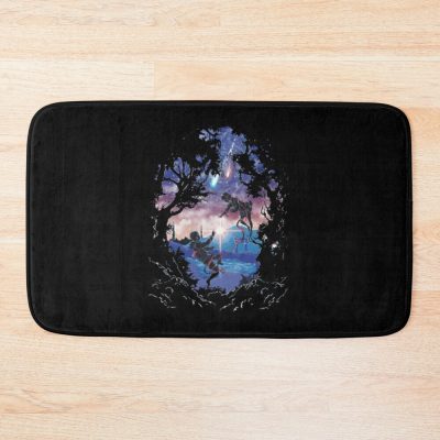 Two Kids Playing Bath Mat Official Lord Of The Rings Store