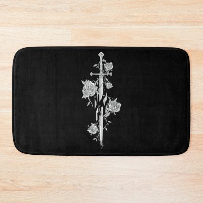 White Flower Bath Mat Official Lord Of The Rings Store