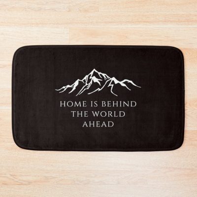 Home Is Behind The World Ahead Bath Mat Official Lord Of The Rings Store