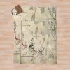 Maps And Red Dragon Throw Blanket Official Lord Of The Rings Store