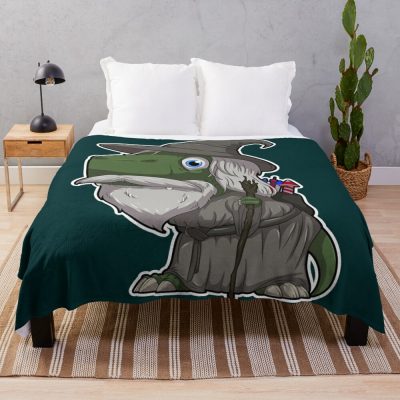 Dino Wise Wizard Throw Blanket Official Lord Of The Rings Store