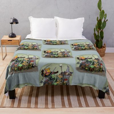Fellowship Of The Muppets Throw Blanket Official Lord Of The Rings Store