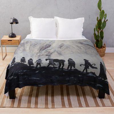 Fellow Mount Throw Blanket Official Lord Of The Rings Store
