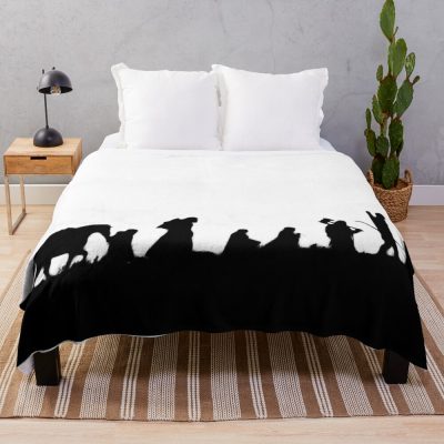 Black And White Throw Blanket Official Lord Of The Rings Store