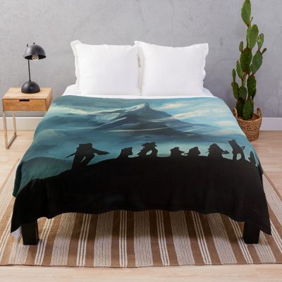 Fellowship Hunt Throw Blanket Official Lord Of The Rings Store