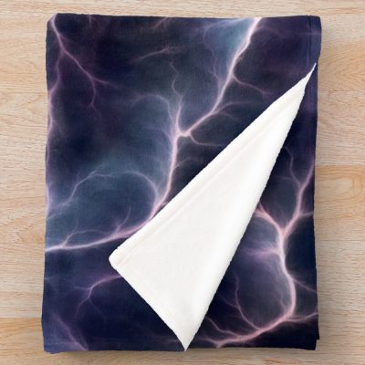 Purple Lightning Throw Blanket Official Lord Of The Rings Store