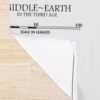 Fantasy Map Shower Curtain Official Lord Of The Rings Store