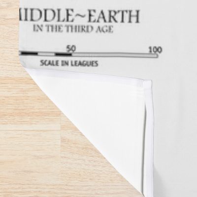 Fantasy Map Shower Curtain Official Lord Of The Rings Store