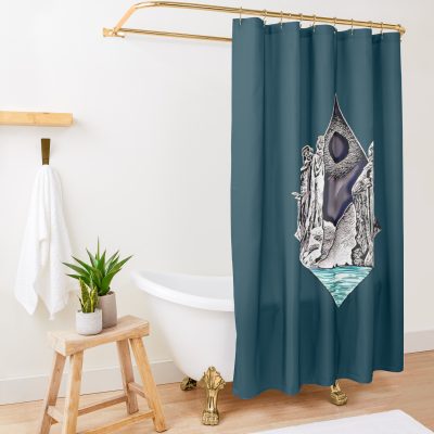 Argonath Shower Curtain Official Lord Of The Rings Store
