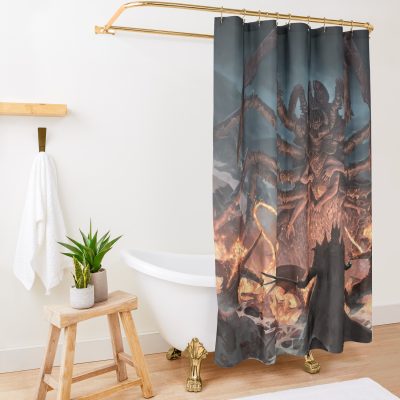 Ungoliant Shower Curtain Official Lord Of The Rings Store